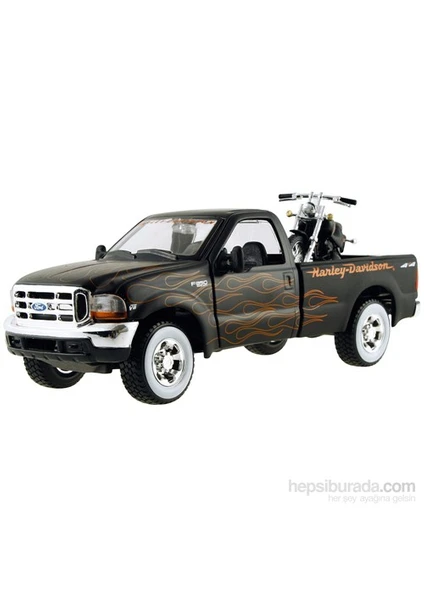 Harley-Davidson 1/27 1999 Ford F-350 Super Duty Pickup + 2002