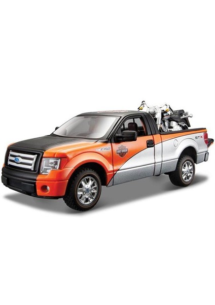 Maisto 1:27 Ford F-150 Stx Harley Davidson Model Araba