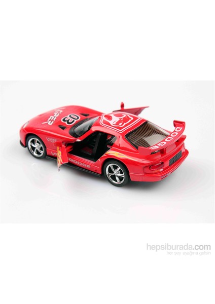 Kırmızı Dodge Viper 1/36 Çek Bırak Die-Cast Model Araç