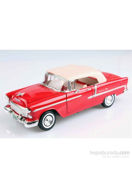 1955 Chevy Bel Air 1/18 Die Cast Model Araç