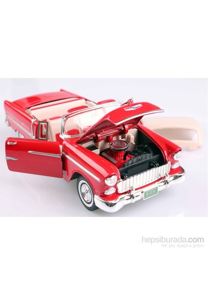 1955 Chevy Bel Air 1/18 Die Cast Model Araç