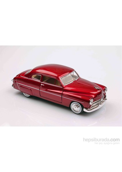 Kırmızı 1949 Mercury Coupe 1/24 Die Cast Model Araç