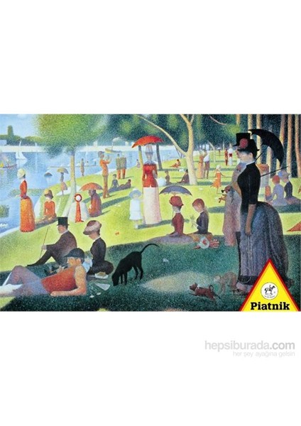 Seurat Sonntag Grande Jatte (1000 Parça Puzzle)
