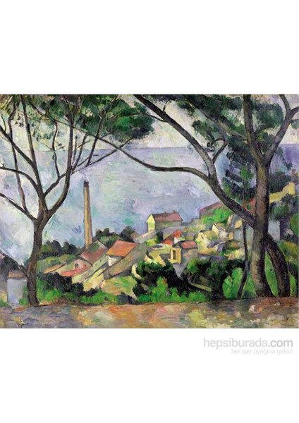 Vue De L'estaque 1878, Cezanne (1500 Parça Puzzle)