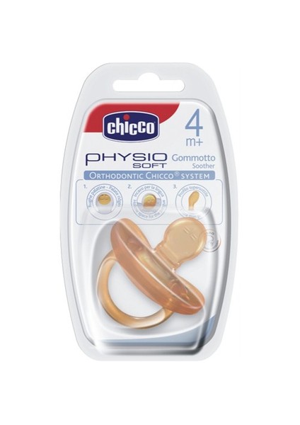 Physio Soft Kauçuk Emzik 4 ay+ Tekli