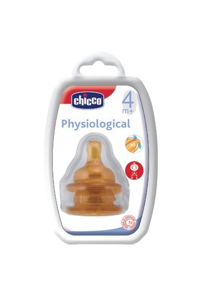 Fizyolojik Biberon Emziği 4 ay+ Mama Akışlı Kauçuk