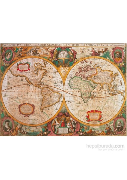 1000 Parça Puzzle Mappa Antica