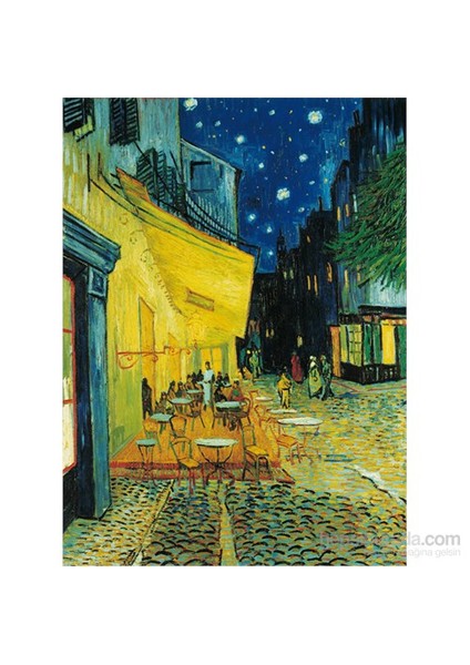 1000 Parça Puzzle Van Gogh - Esterno di Caffè di Notte