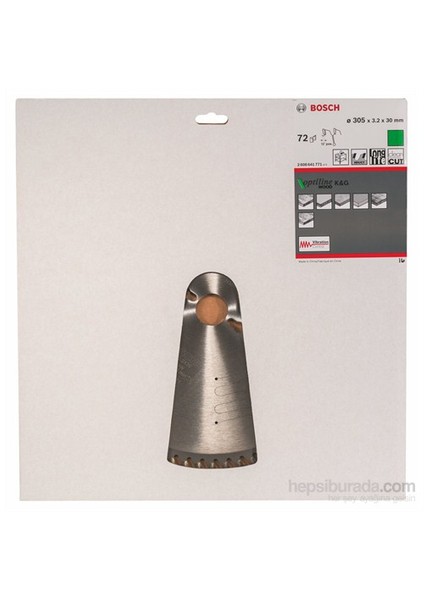 - Optiline Serisi Ahşap İçin Daire Testere Bıçağı - 305 X 30 X 3,2 Mm, 72 Diş fiyatları