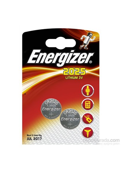 (A5-8333) Cr2025 Lityum Pil 2Li Blister