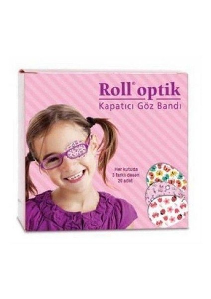 Optik Kapatıcı Göz Bandı Kız 50'li