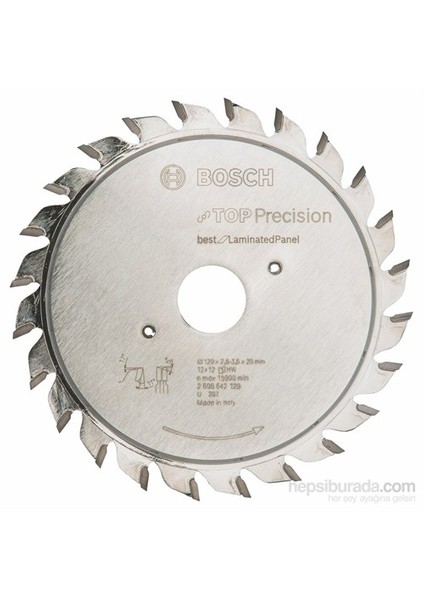 - Best Serisi Hassas Kesim Lamine Panel İçin Ön Çizme Bıçağı - 120 X 20 X 2,8-3,6 Mm, 12+12 Diş fiyatları