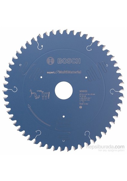 - Expert Serisi Çoklu Malzeme İçin Daire Testere Bıçağı - 210 X 30 X 2,4 Mm, 54 Diş fiyatları