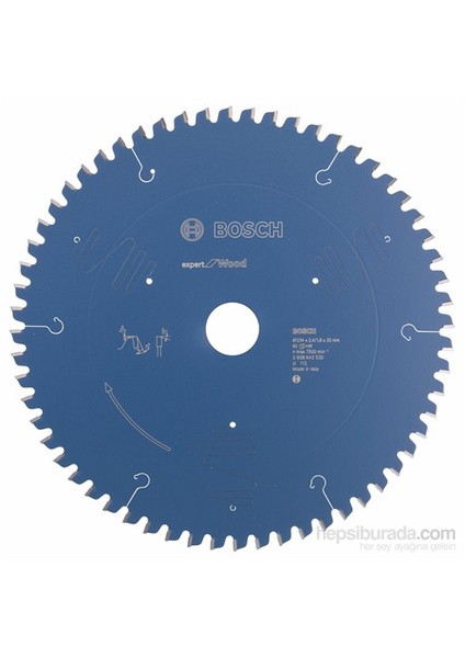- Expert Serisi Ahşap İçin Daire Testere Bıçağı - 254 X 30 X 2,4 Mm, 60 Diş