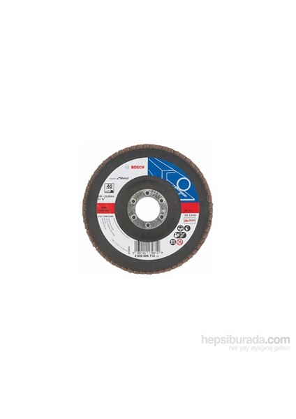 - Flap Zımpara Diski - 125 Mm, 22,23 Mm, 40 Kum