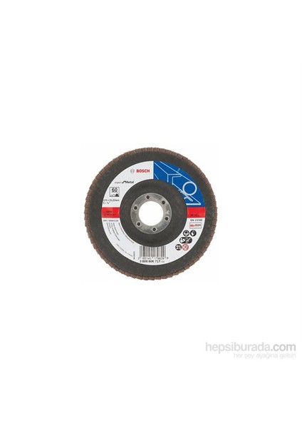 - Flap Zımpara Diski - 125 Mm, 22,23 Mm, 60 Kum