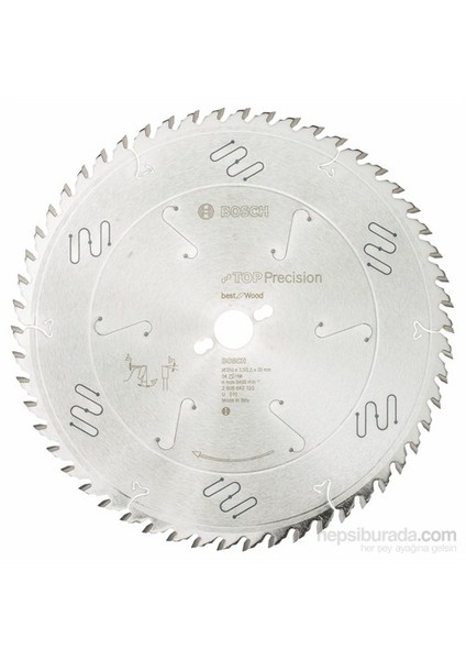 - Best Serisi Hassas Kesim Ahşap İçin Daire Testere Bıçağı - 350 X 30 X 3,5 Mm, 54 Diş fiyatları