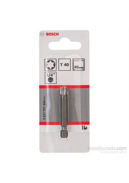 - Ekstra Sert Seri Vidalama Ucu - T40, 49 Mm