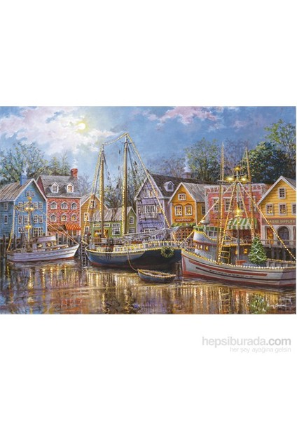 1500 Parça Puzzle Sailing in the Village
