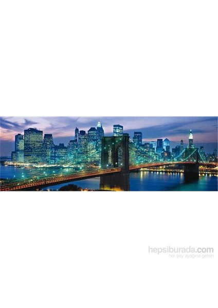 1000 Parça Puzzle Panorama - New York Brooklyn Bridge