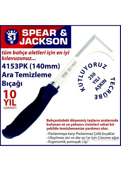 4153Pk Ara Temizleme Bıçağı 140 Mm