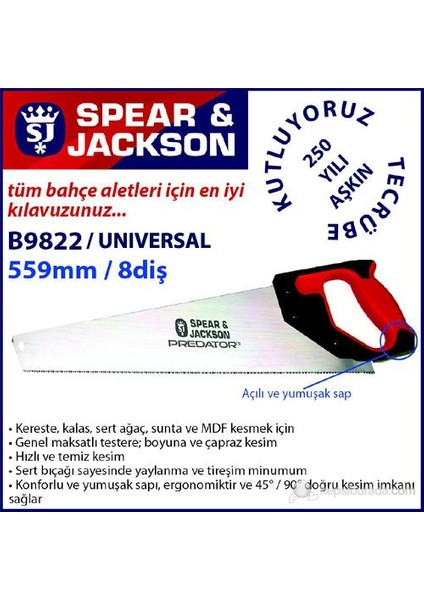 B9822 El Testeresi Genel Amaç