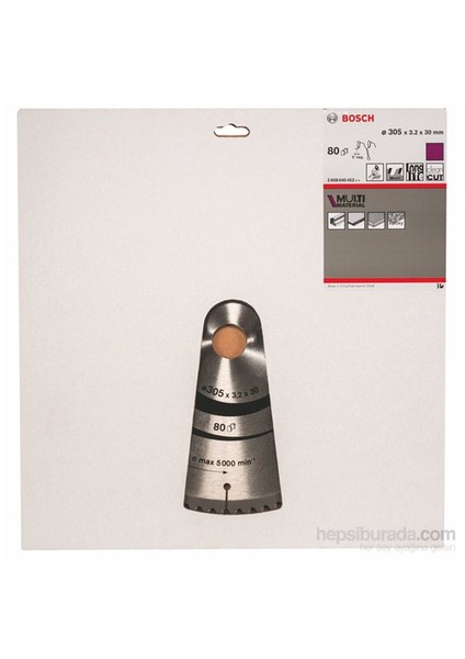 - Çoklu Malzeme İçin Daire Testere Bıçağı - 305 X 30 X 3,2 Mm, 80 Diş fiyatları