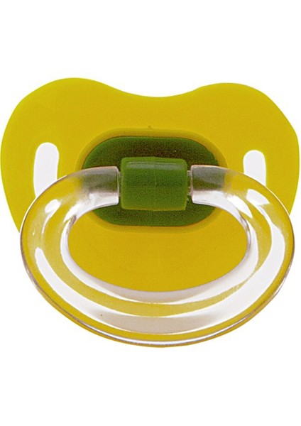 Damaklı Silikon Emzik (%0 BPA) 6 Ay+ / Limon