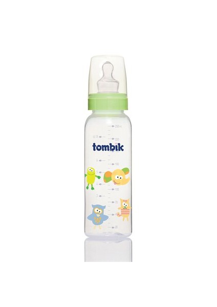 Şaşkın Hayvancıklar PP Biberon 250 ML (%0 BPA) / Yeşil