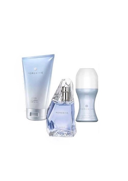 Perceive Edp 50 Ml Bayan Parfüm + Losyon + Roll-On