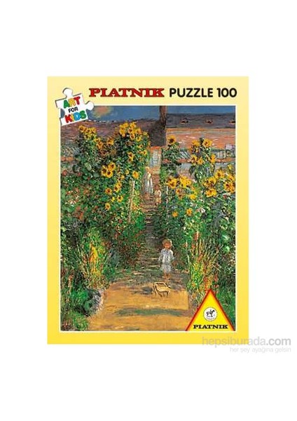 Garten, Monet (100 Parça Puzzle)