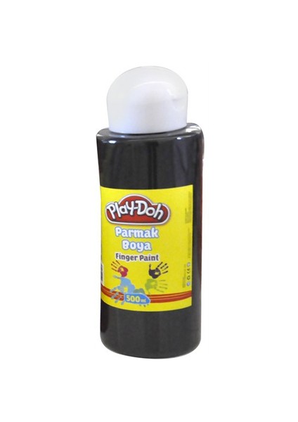 500 Ml Parmak Boyası(Tüp)Siyah Play-Pr015