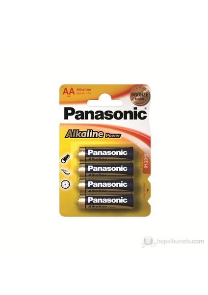 Panasonic Alkaline Power AA Alkalin Pil 4'lü Paket