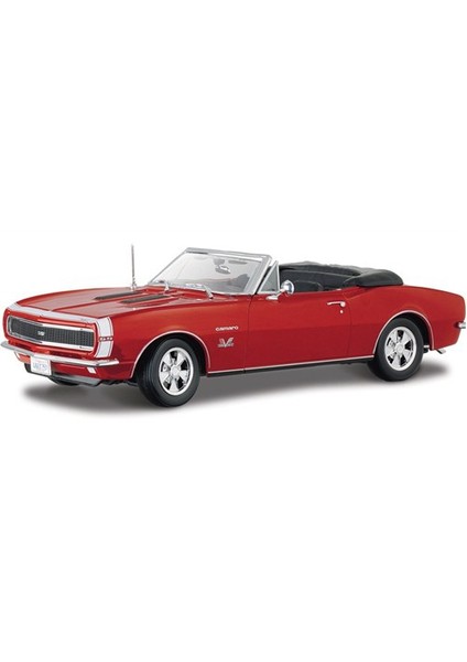 Maisto 1967 Chevrolet Camaro 396 Convertible Special Edition Model Araba 1:18 Kırmızı