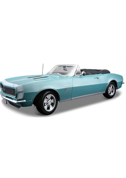 Maisto 1967 Chevrolet Camaro 396 Convertible Special Edition Model Araba 1:18 Mavi