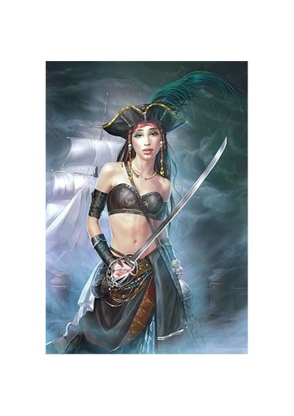 Puzzle Female Pirate (1000 Parça)