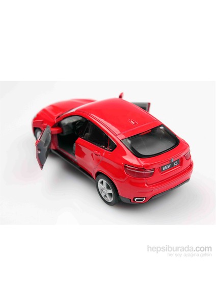 Kırmızı Bmw X6 1/38 Çek Bırak Die-Cast Model Araç fiyatları