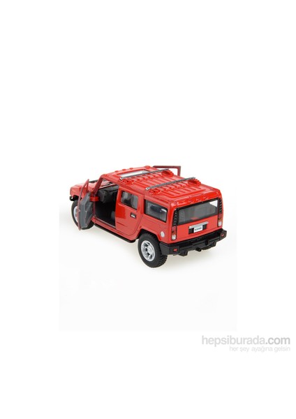 2008 Hummer H2 Suv Çek Bırak 1/40 Die Cast Model Araç