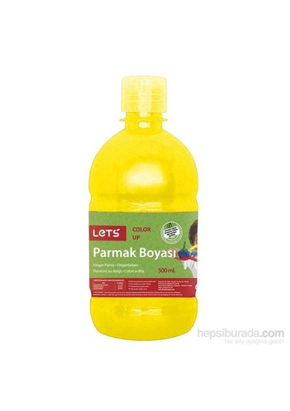 Lets Parmak Boyası 500 Ml Sarı L5002