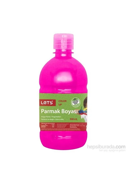 Lets Parmak Boyası 500 Ml Pembe L5010