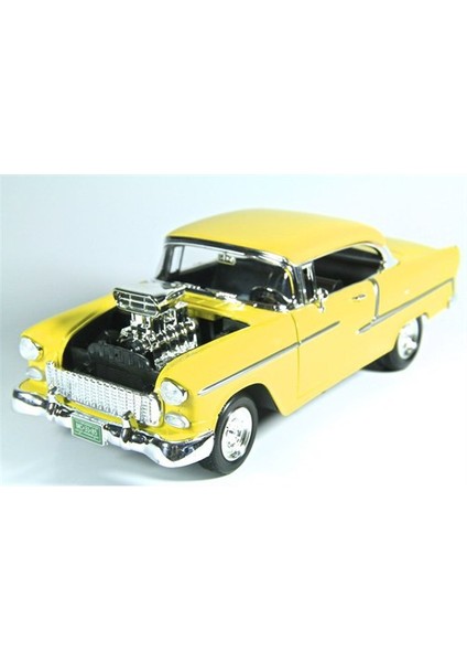 1:18 1955 Chevy Bel Air -Sarı Model Araba