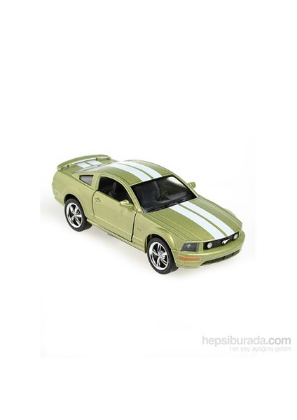 2006 Ford Mustang GT Çek Bırak 1/38 Die Cast Model Araç Yeşil
