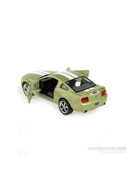2006 Ford Mustang GT Çek Bırak 1/38 Die Cast Model Araç Yeşil