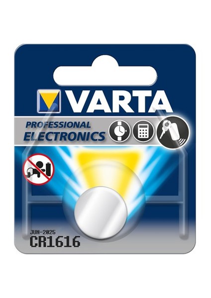 Professional Cr1616 Lithium 3V Bls 1 6616101401
