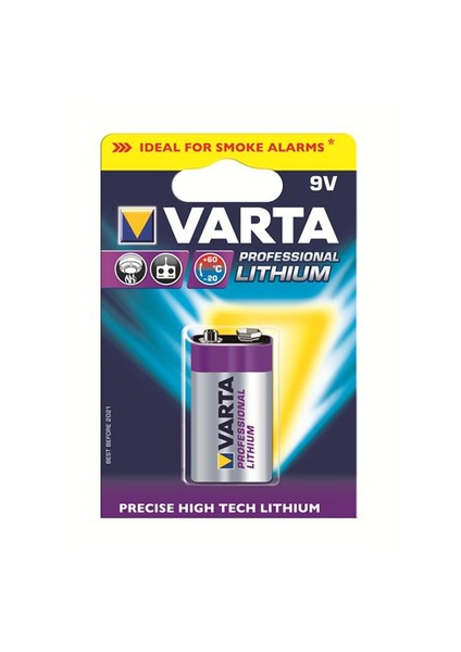 Elektronik 9V Lityum Pil 6122301401