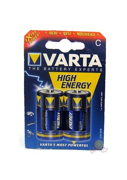 High Energy Orta Pil 1,5V 2'li