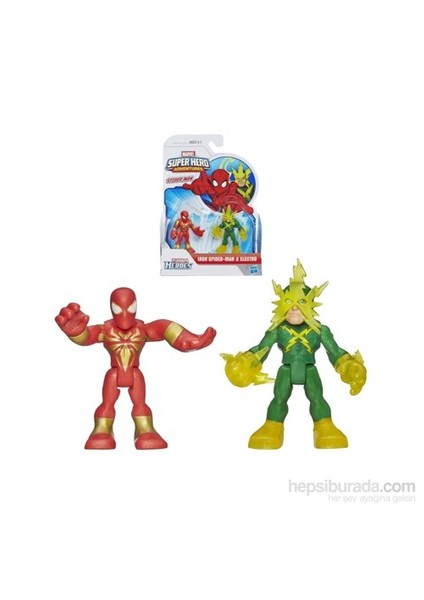 Super Hero Adventures Spider-Man Electro Figures