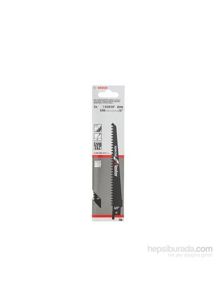 - Alçıpan İçin Tilki Kuyruğu Bıçağı S 628 Df - 2'Li Paket fiyatları