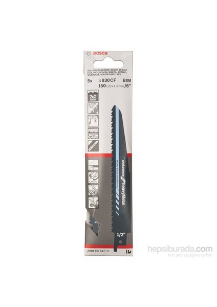 - Endurance Serisi Ağır Metal İçin Tilki Kuyruğu Bıçağı S 930 Cf - 5'Li Paket