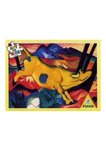 Art For Franz Marc Gelbe Kuh (100 Parça)